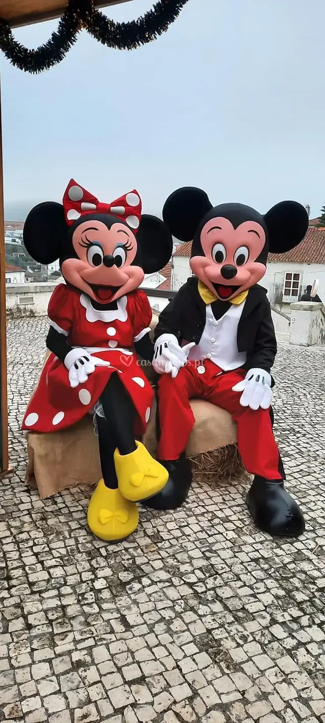 Mascotes Minnie e Mickey da TeteAnima